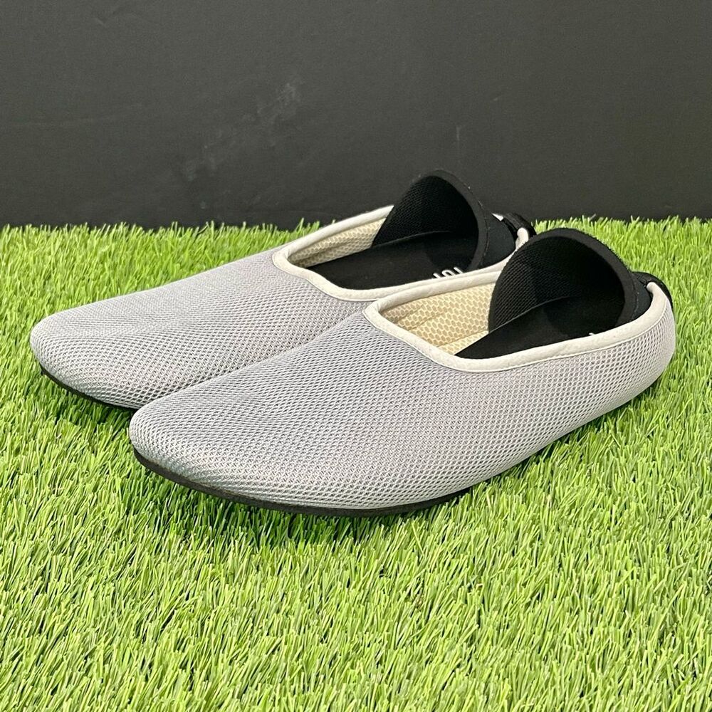 Mahabis Summer Grey Indoor/Outdoor Slippers. Size 40/US 8.5-9.